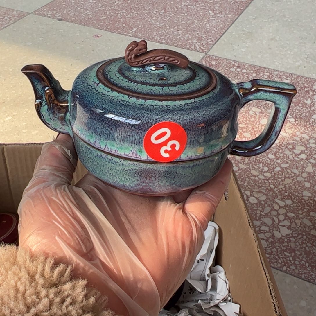 摆件郑家钧窑摆件微