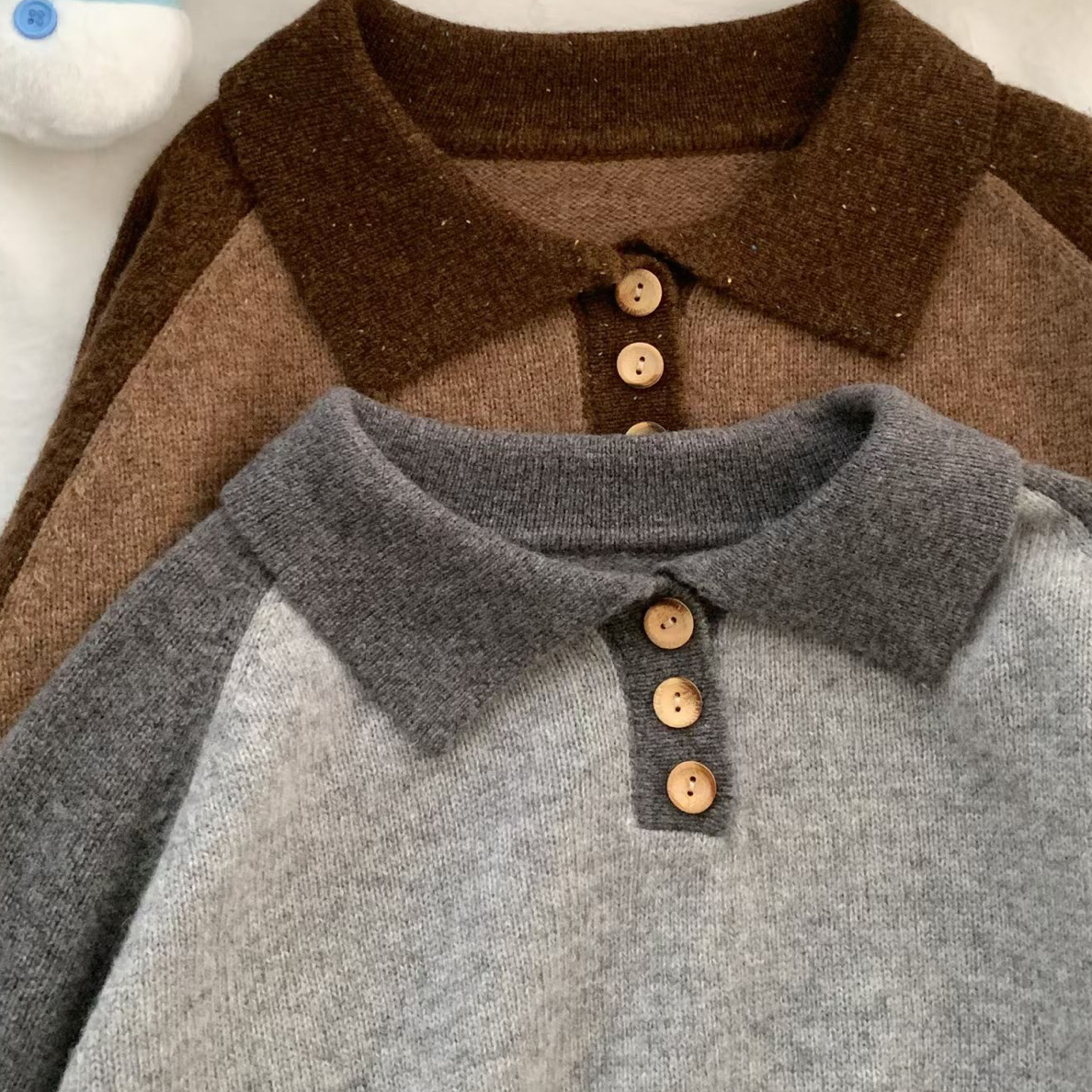 全毛【美拉德翻领】内搭外穿秋冬女装