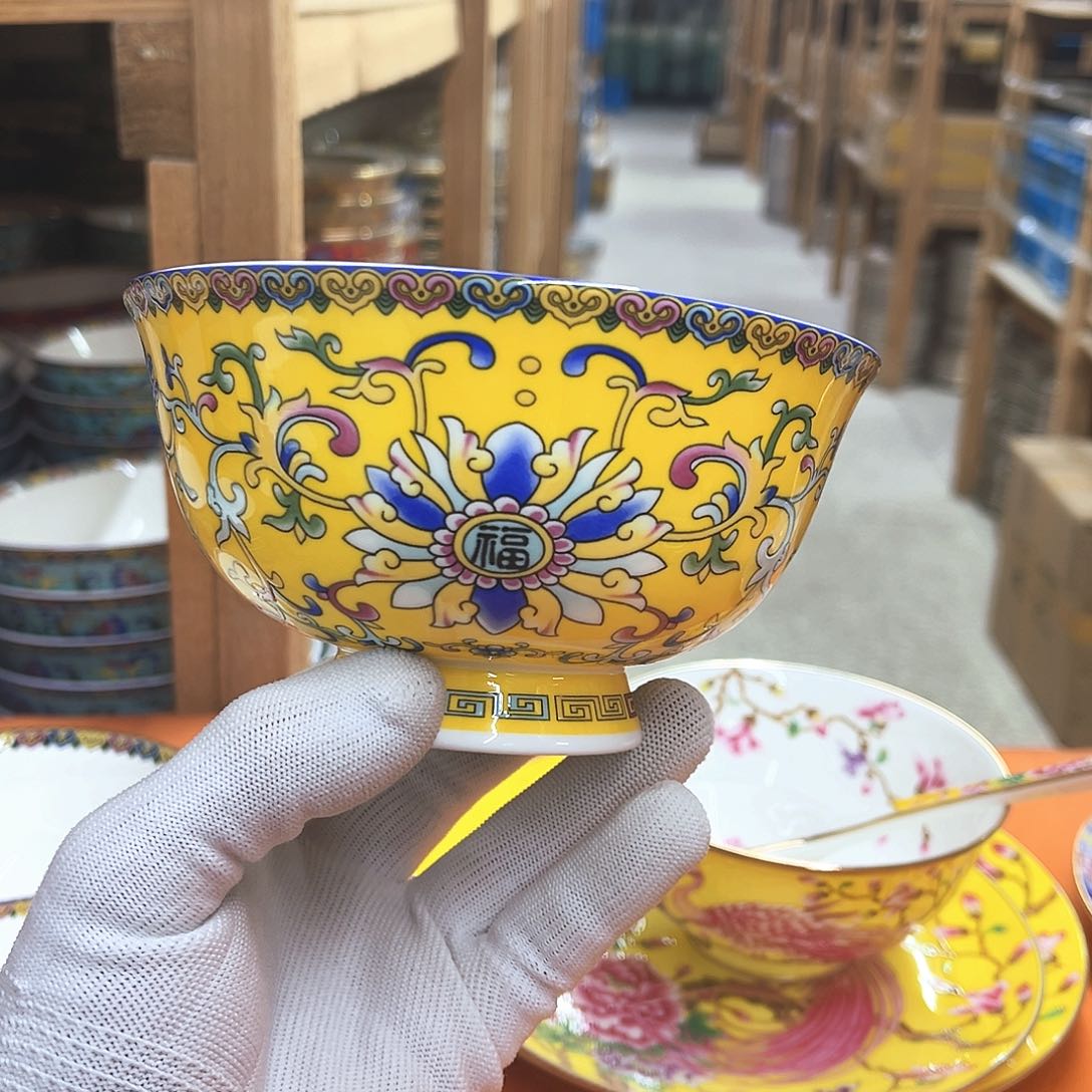 瓷5英寸不秒金10只