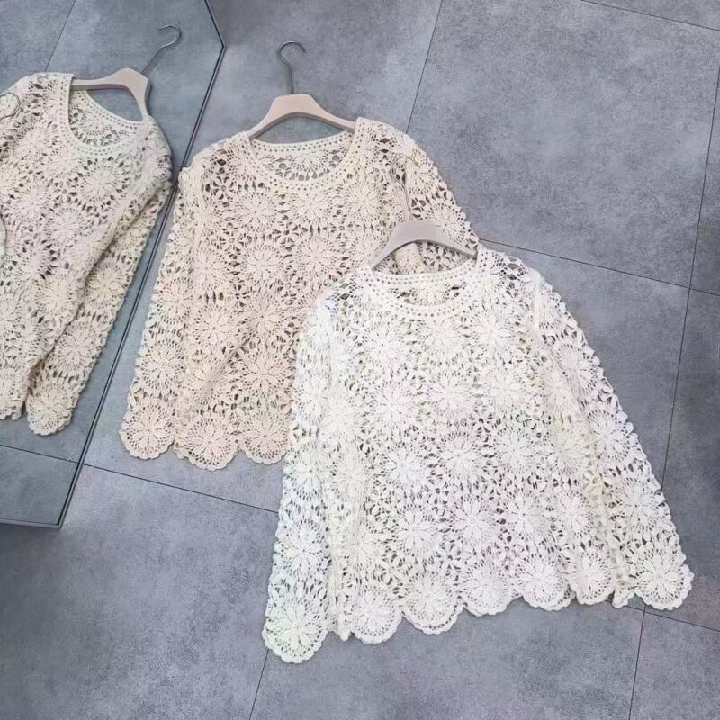 重工镂空款时尚百搭针织衫