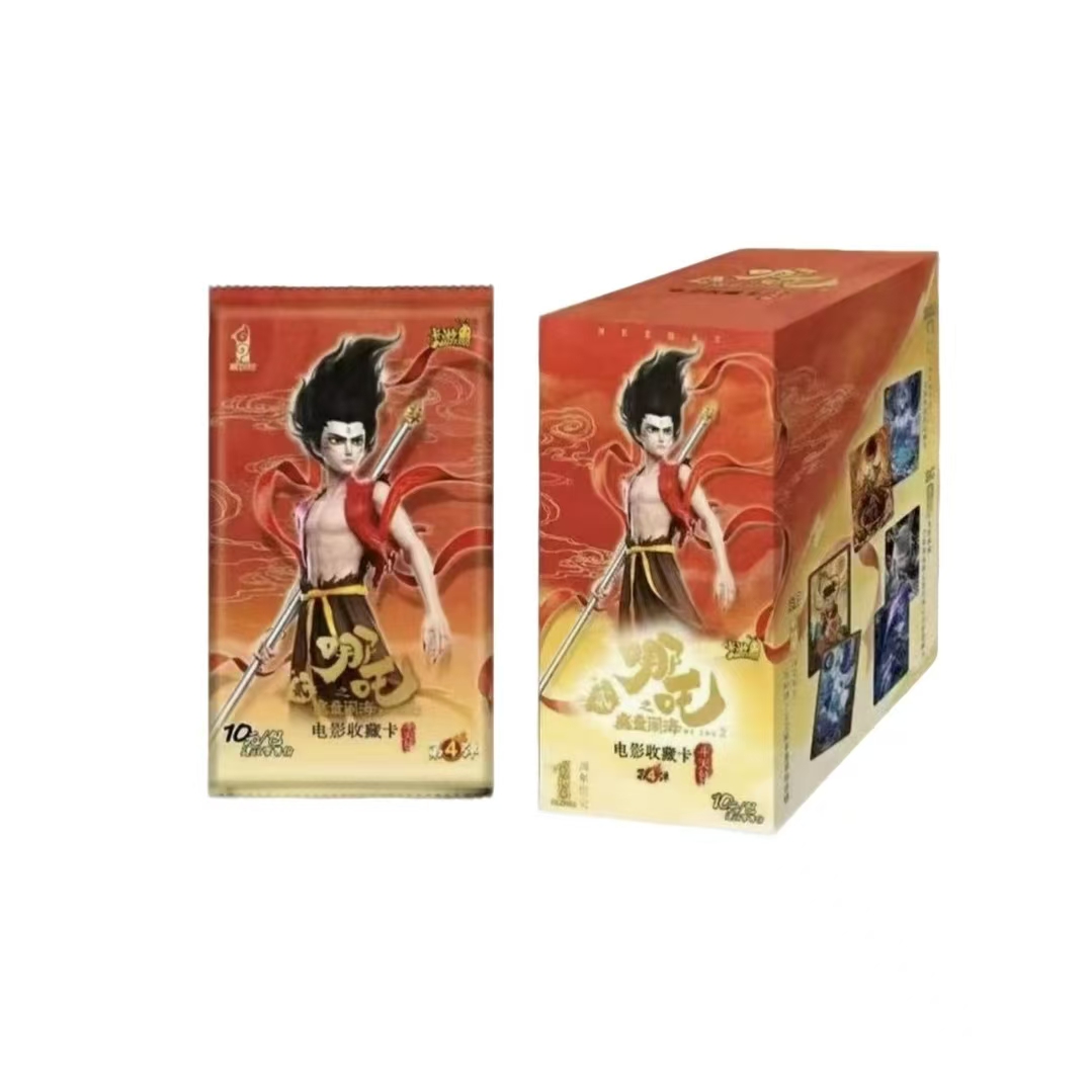 （新人浮浮）卡游正版授权-哪吒之魔童闹海-斗天包-第4弹-盲盒代拆