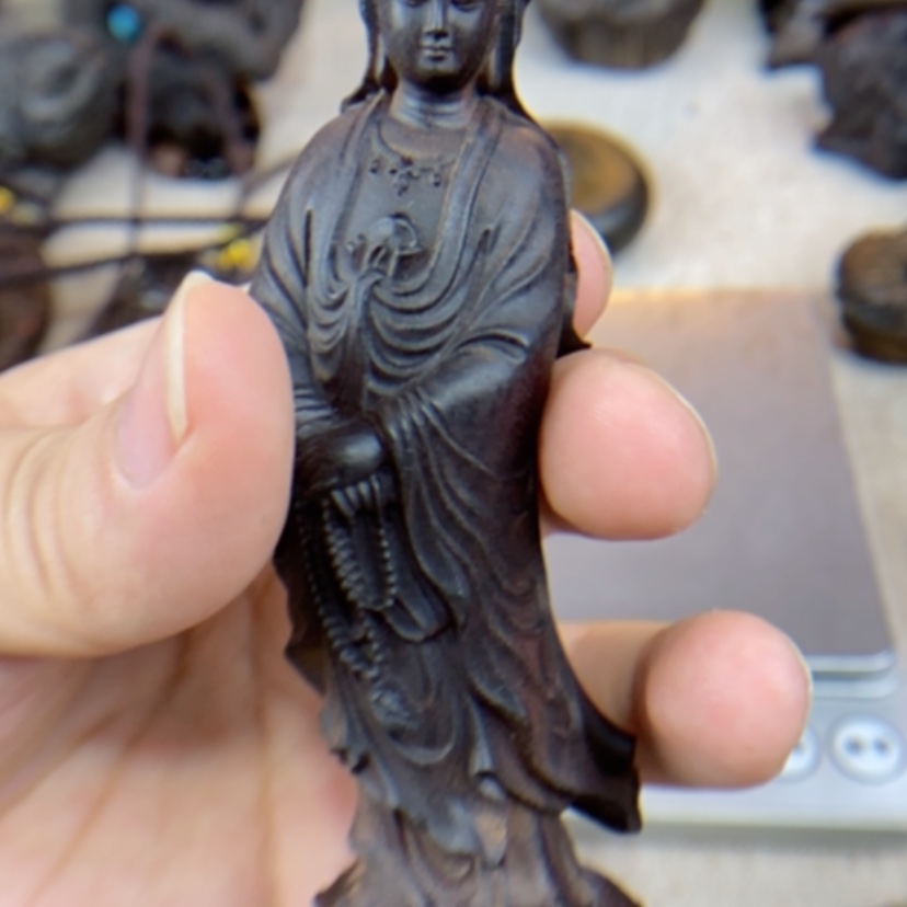【闪购商品】木达拉干南海观音摆件12
