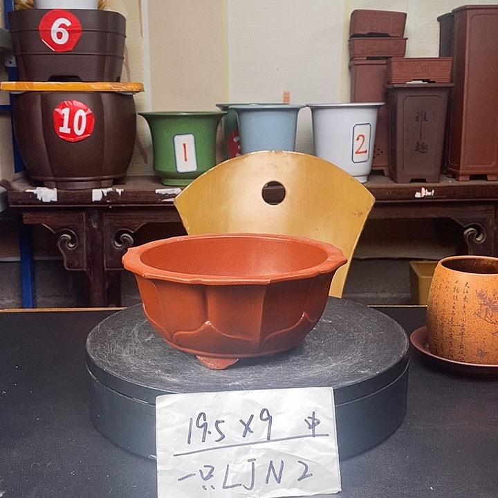 紫砂花盆货号一只LJN2