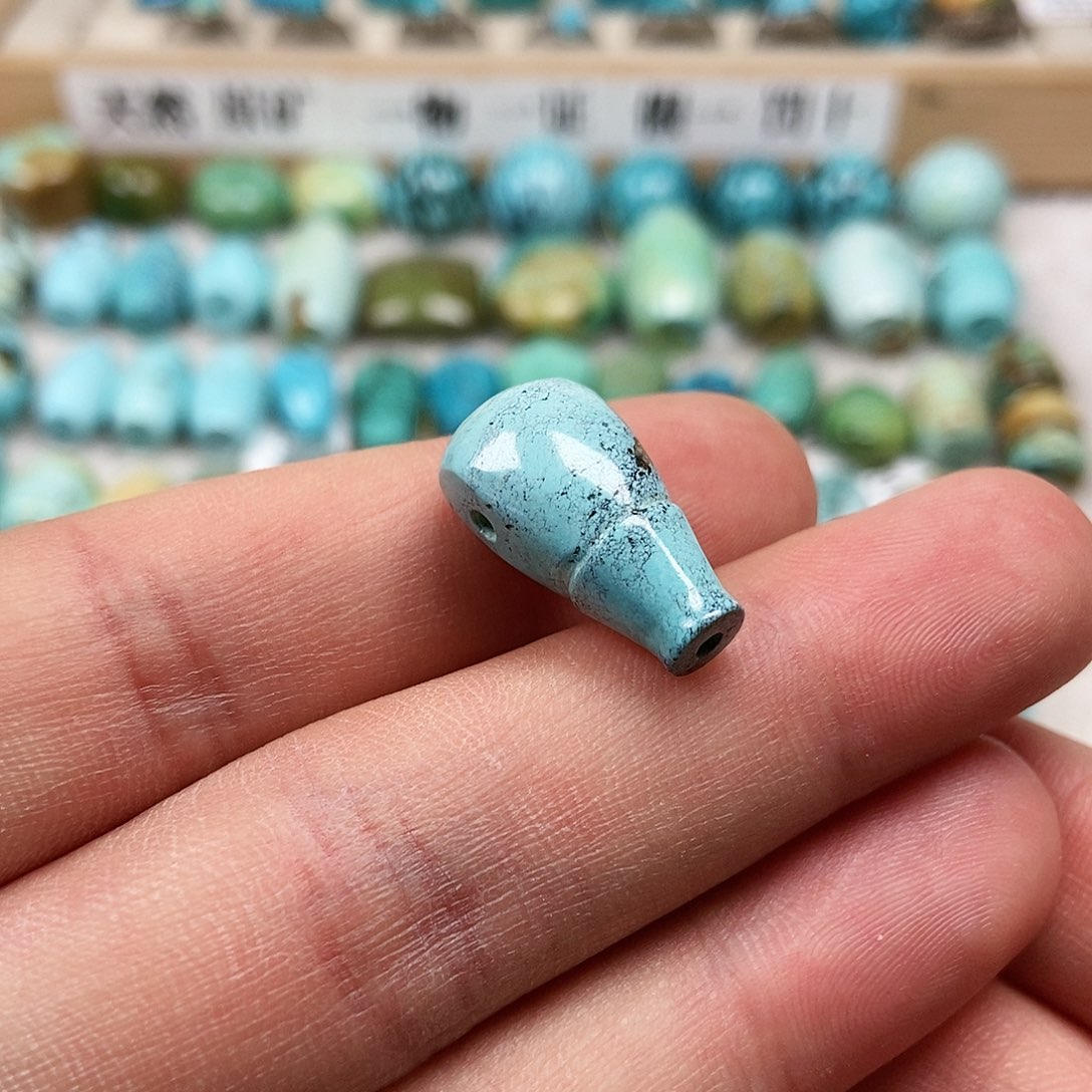 未镶嵌绿松石珠宝半成品