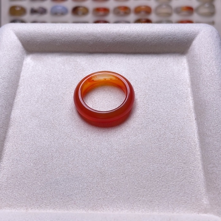 玛瑙/玉髓戒指未镶嵌用****6