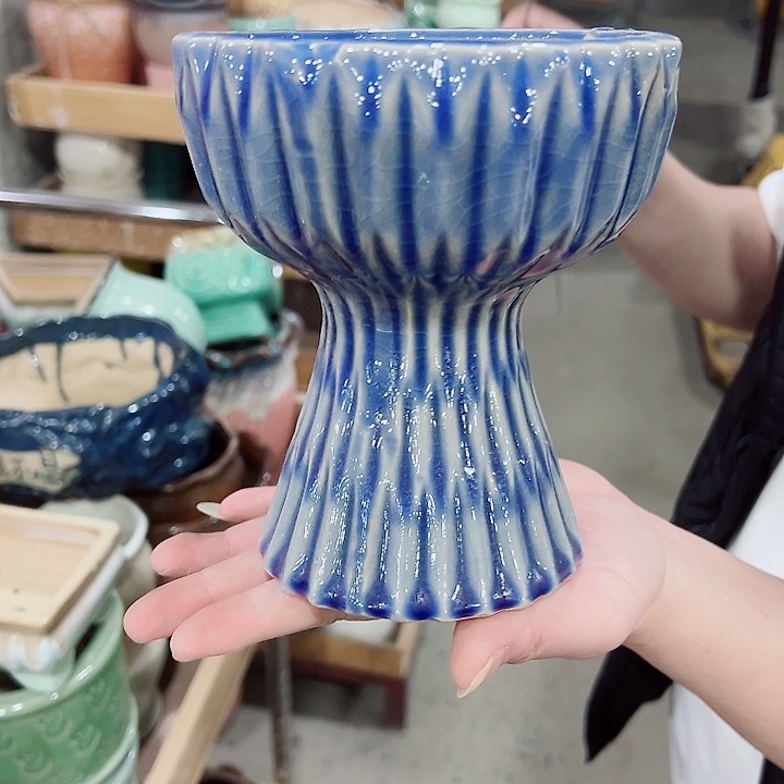 有孔，凑单福利满10元发货陶瓷多肉花盆！