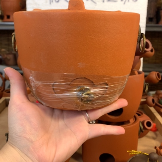 朱泥元宝炉炭炉带炉门