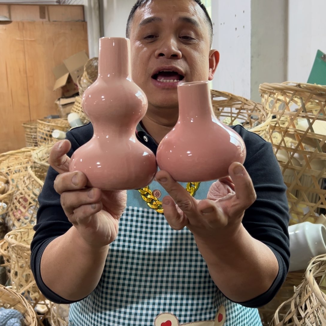 摆件5 号高中低温陶瓷瓶（部分微瑕）