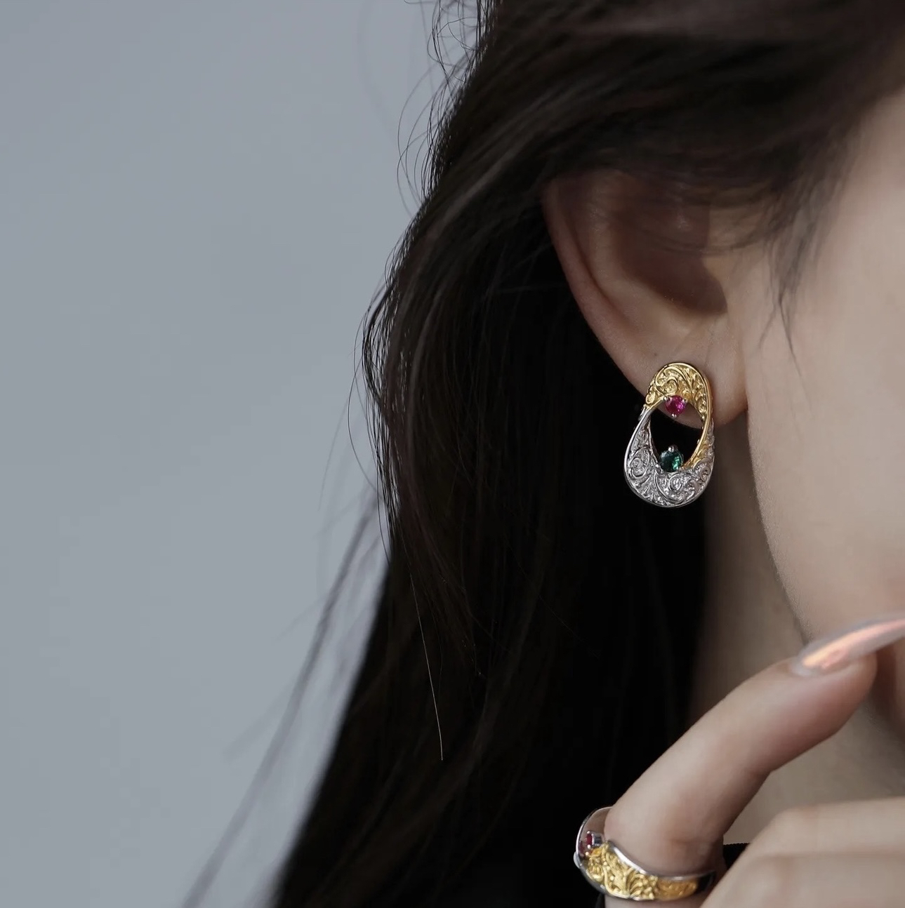 铜合金锆石耳饰 甜美日韩风耳饰 手链 项链