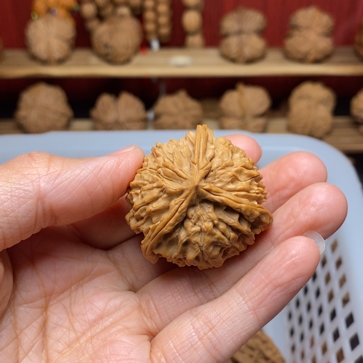 褚***壮文玩核桃把件文玩