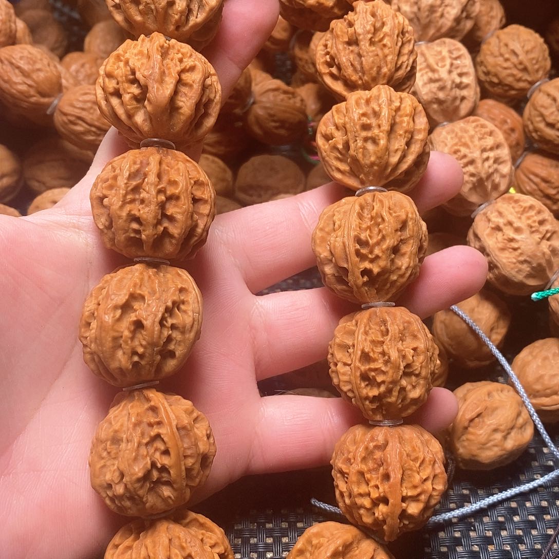 文玩核桃手串笑****风粗筋八棱