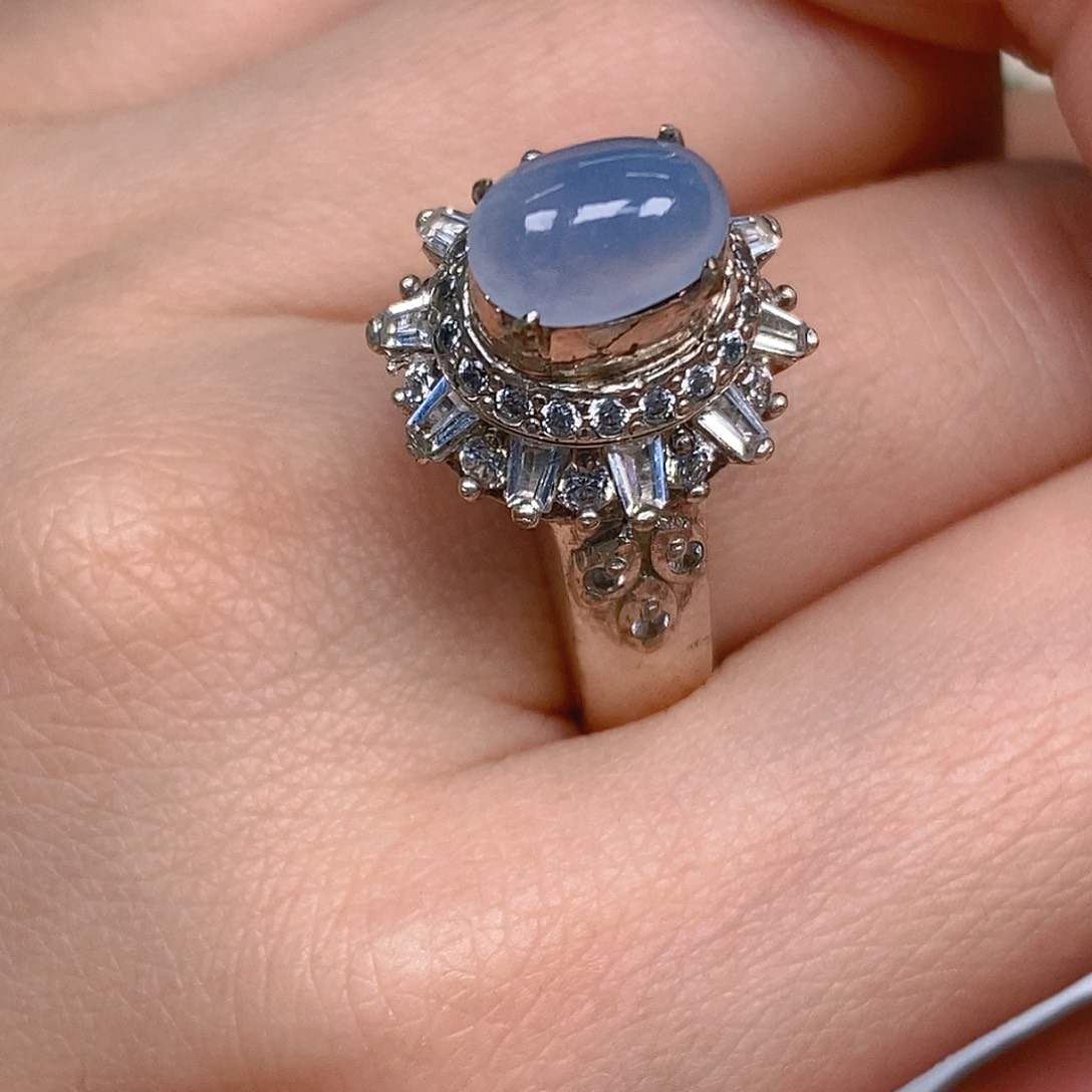 翡翠戒指未镶嵌翡翠