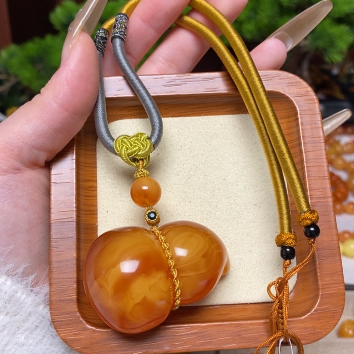 【闪购商品】蜜蜡颈饰未镶嵌项链