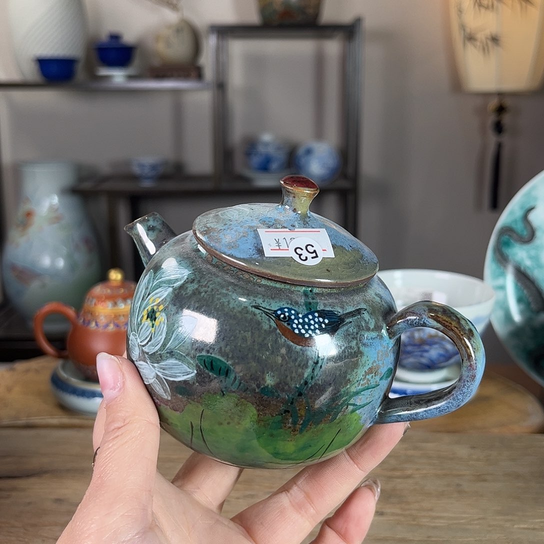 杯景德镇陶瓷柴烧多人