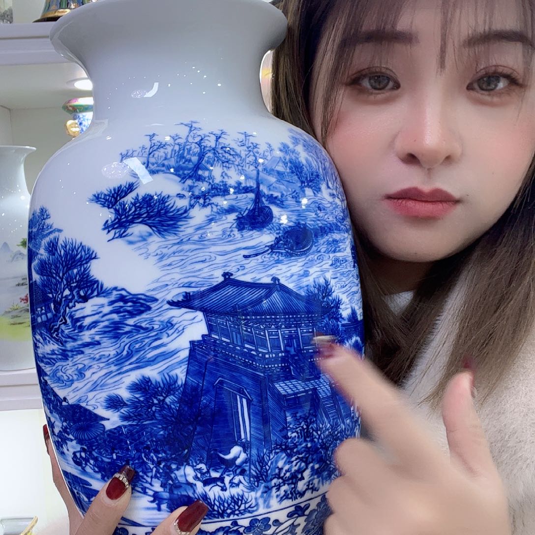 景德镇陶瓷花瓶摆件