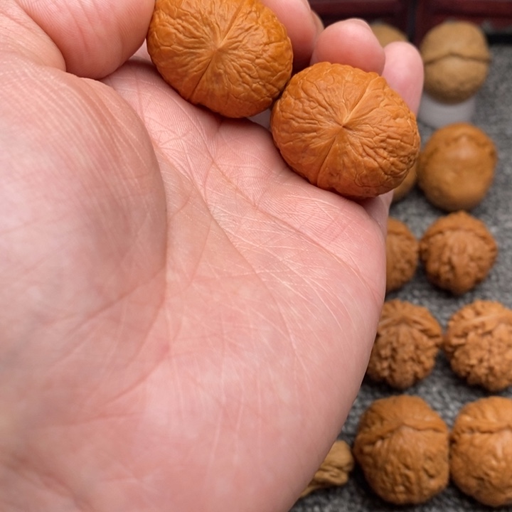 文玩核桃把件福瓜元宝