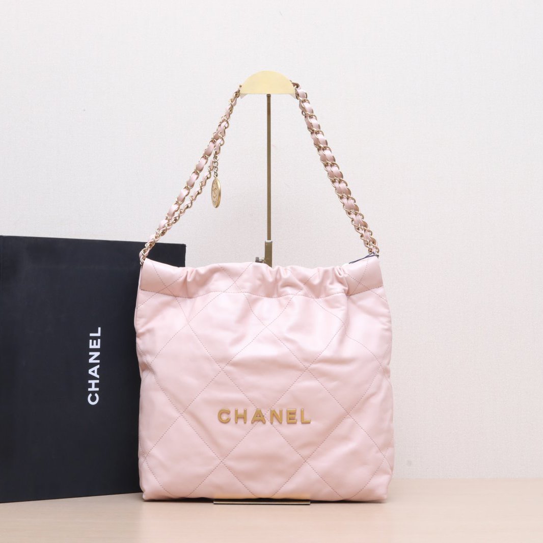 95新 Chanel/香奈儿 22Bag Tote托特包 小号 斜挎包P205336094