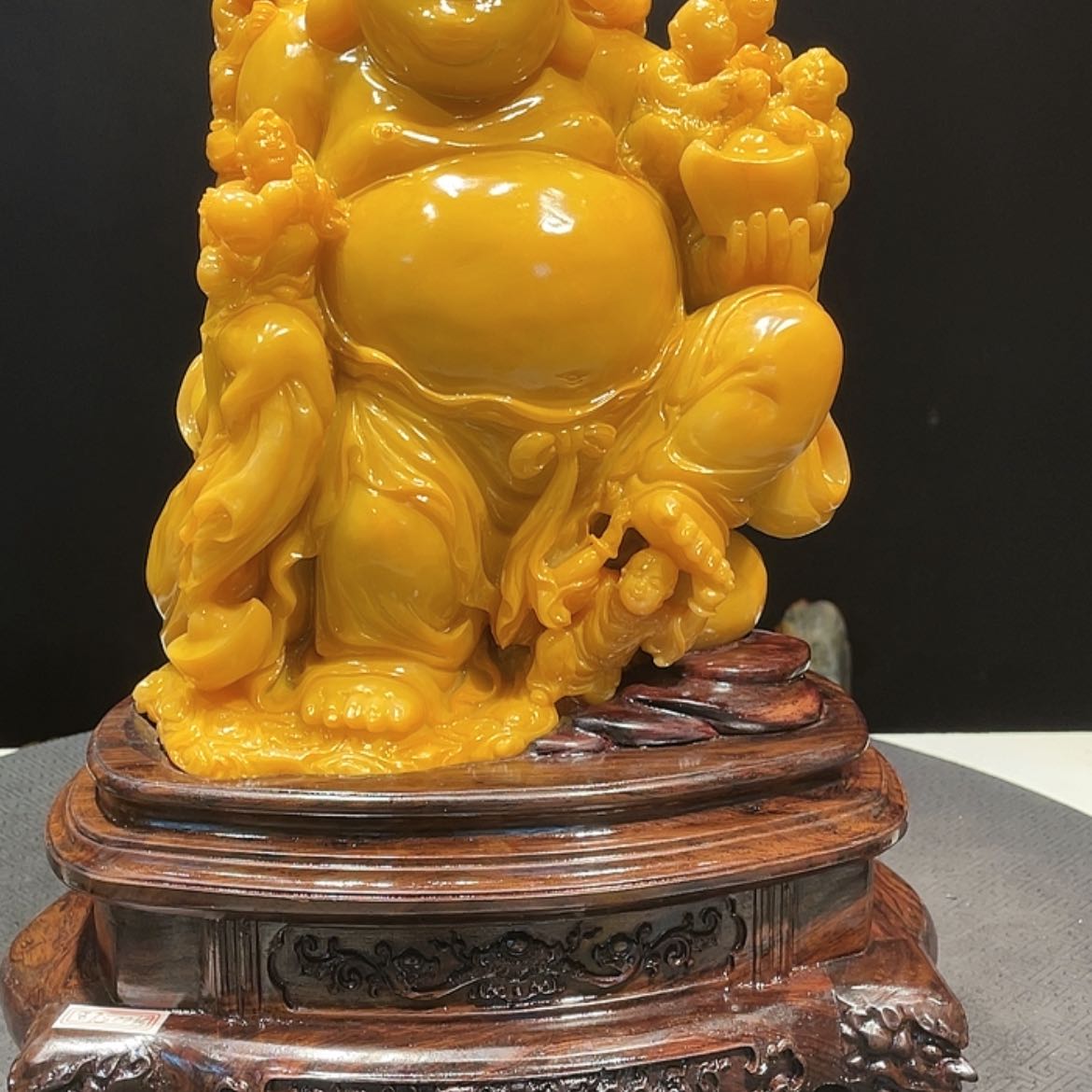 【闪购商品】寿山石江笑口常开摆件工艺品