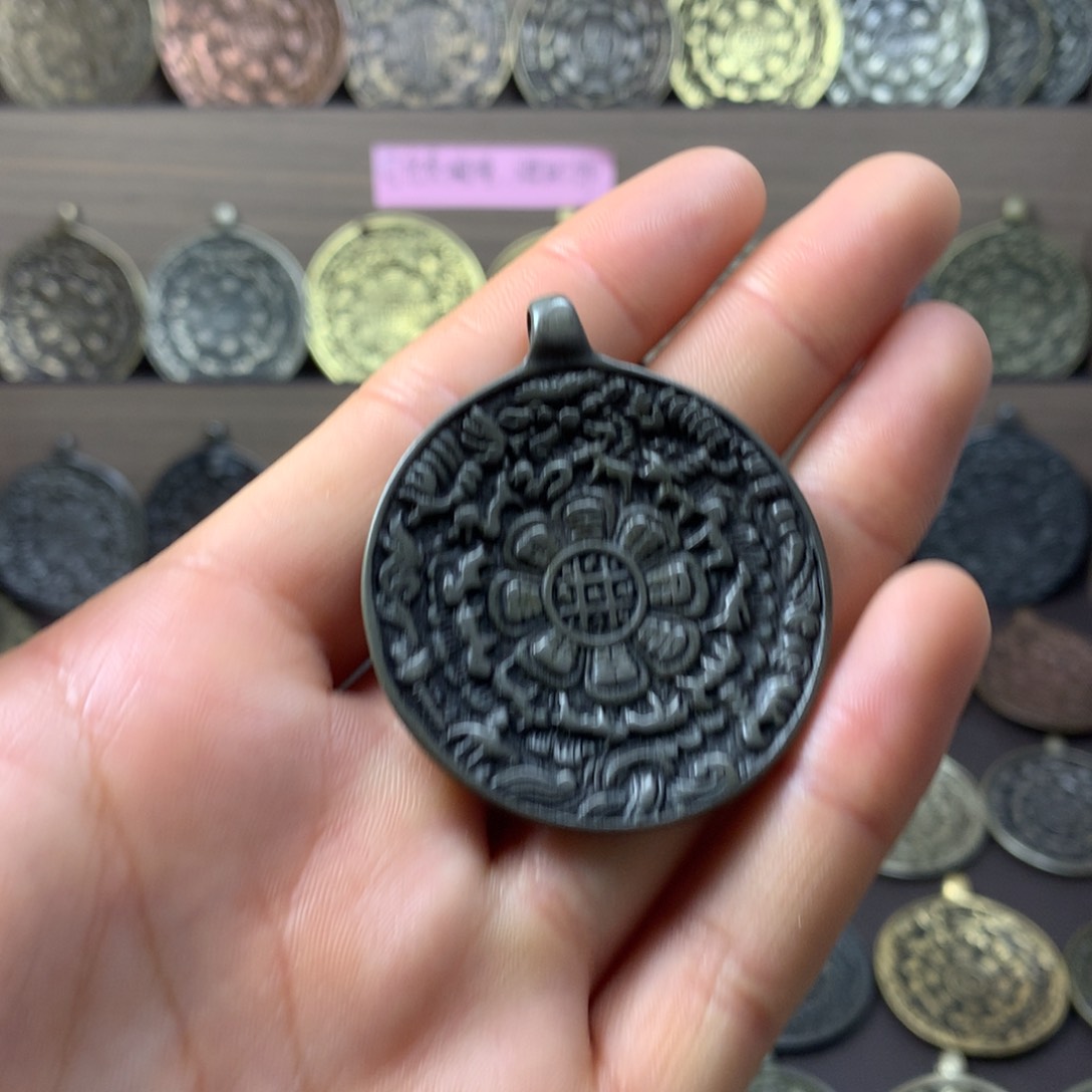 香榧木拾****?藏传九宫八卦牌