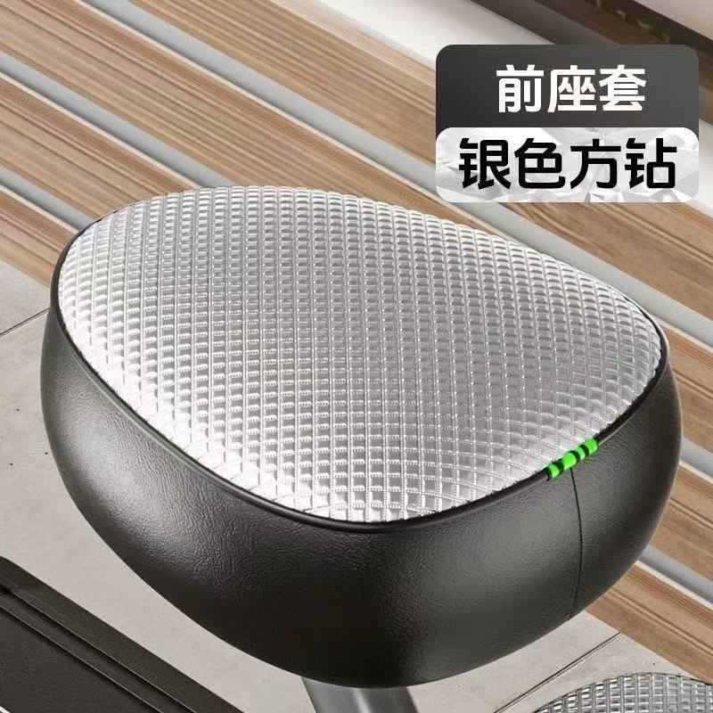 电动车坐垫套防水防晒四季通用电瓶车座套夏季座垫套电车坐垫商品图