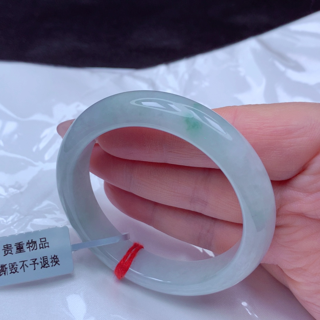 翡翠未镶嵌手镯手镯51.8