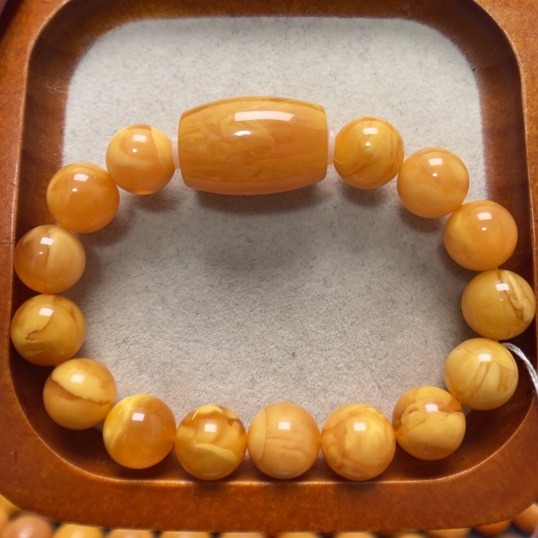 蜜蜡未镶嵌手串蜜蜡