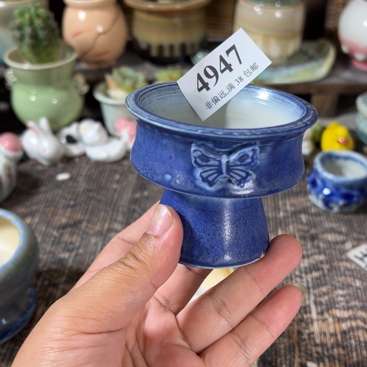 口6 手工花盆满30包邮