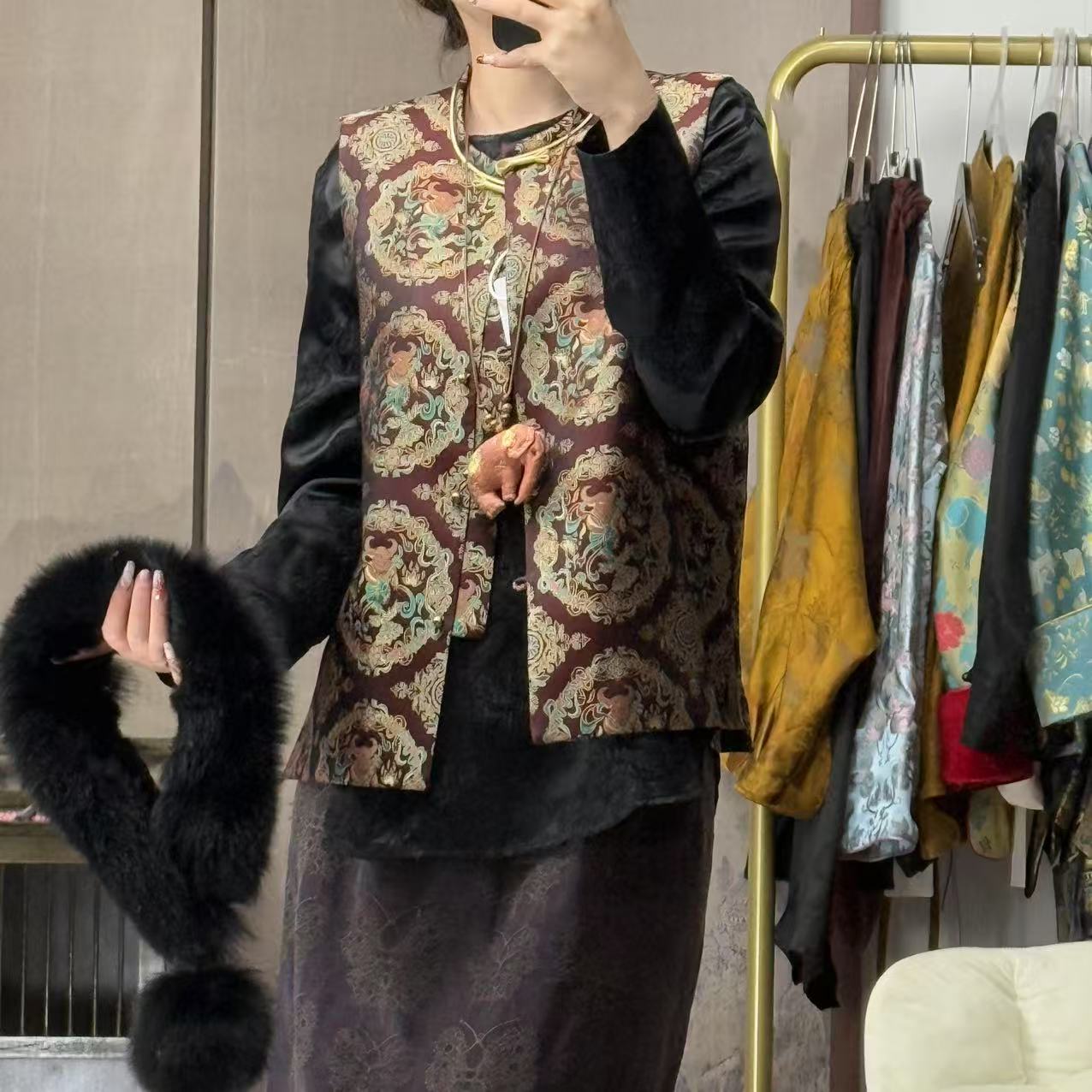 100桑蚕丝！十二生肖老宋锦 牛马