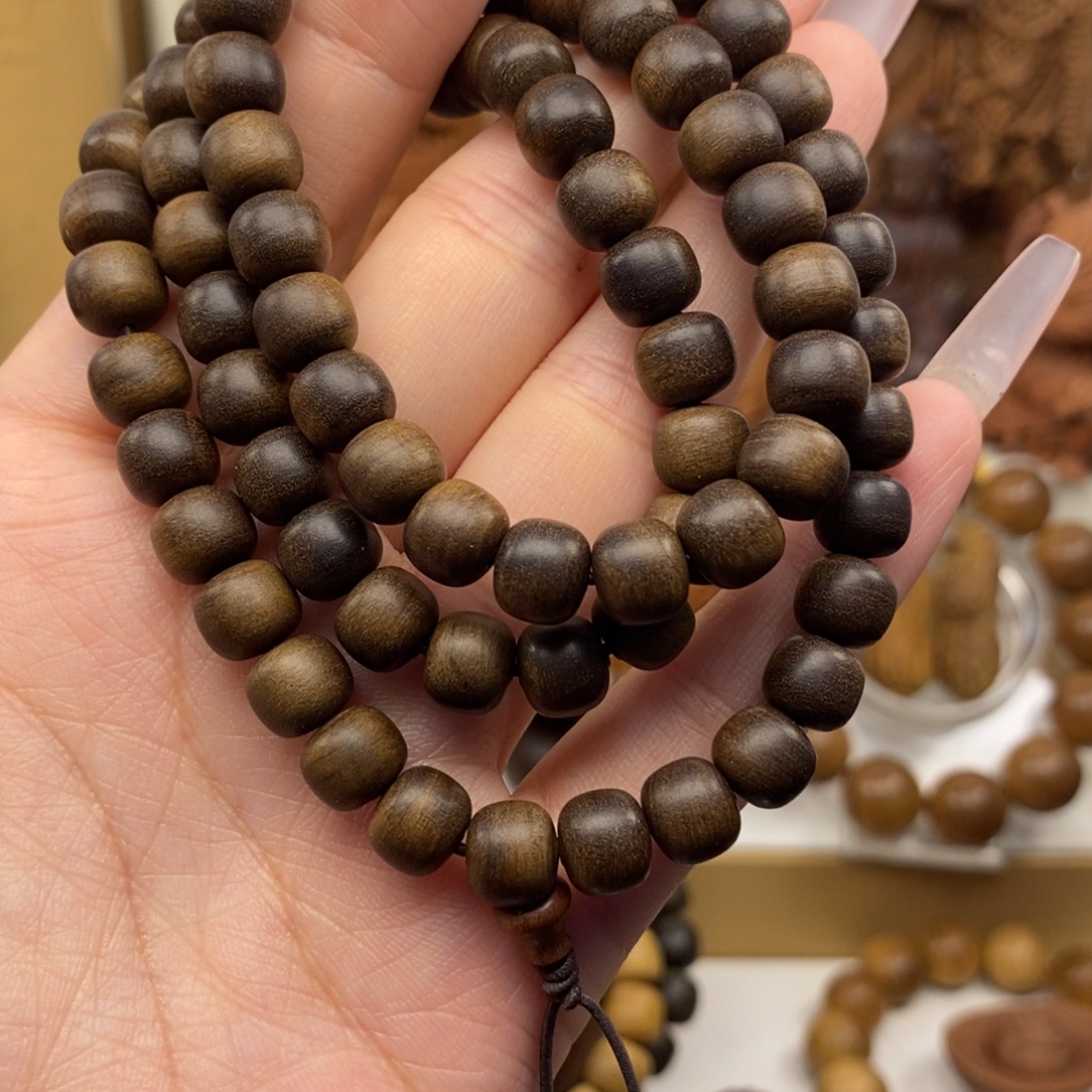 手串/手链檀香木迈索尔老山檀香黑肉沉水0708三圈奶香