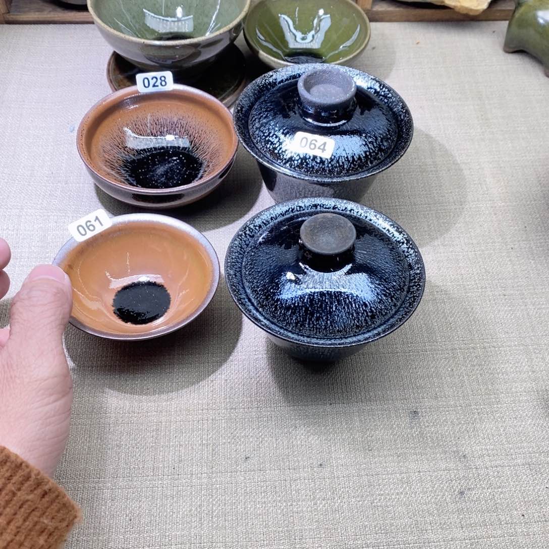 老***北茶盏建盏主人杯漂亮