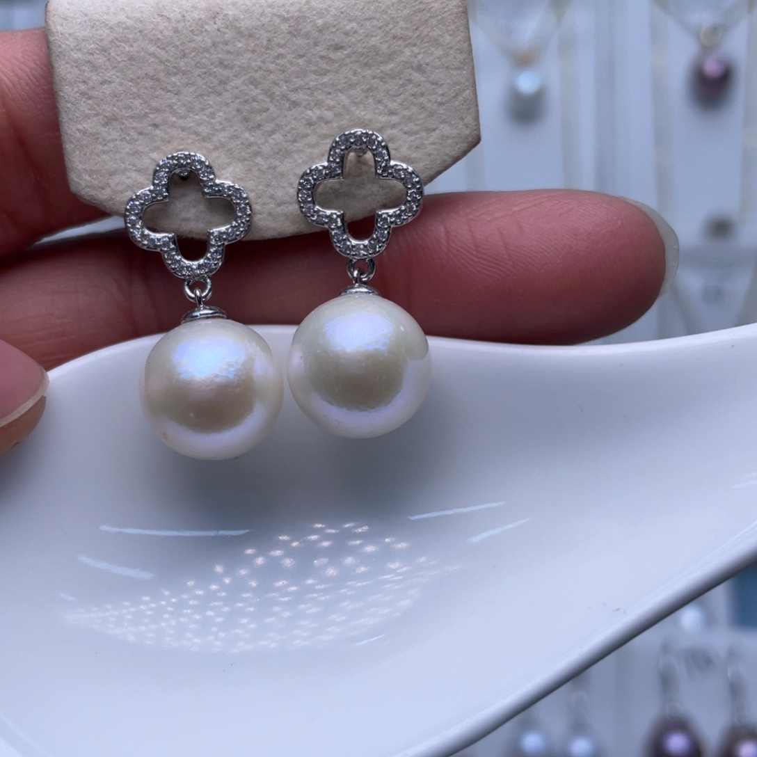 未镶嵌耳饰淡水珍珠