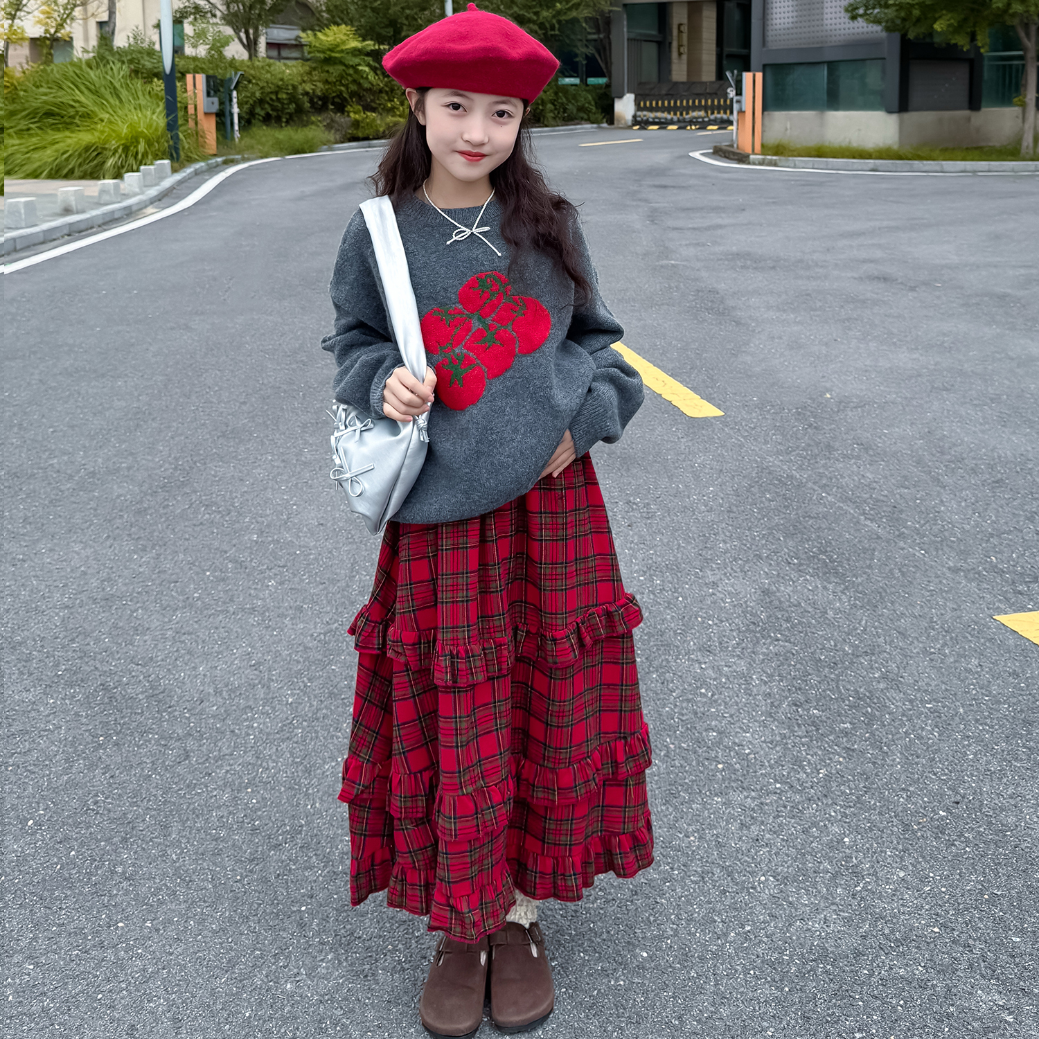 女童毛衣2025新款秋冬爆款洋气大童女装打底衫12-15岁内搭针织衫