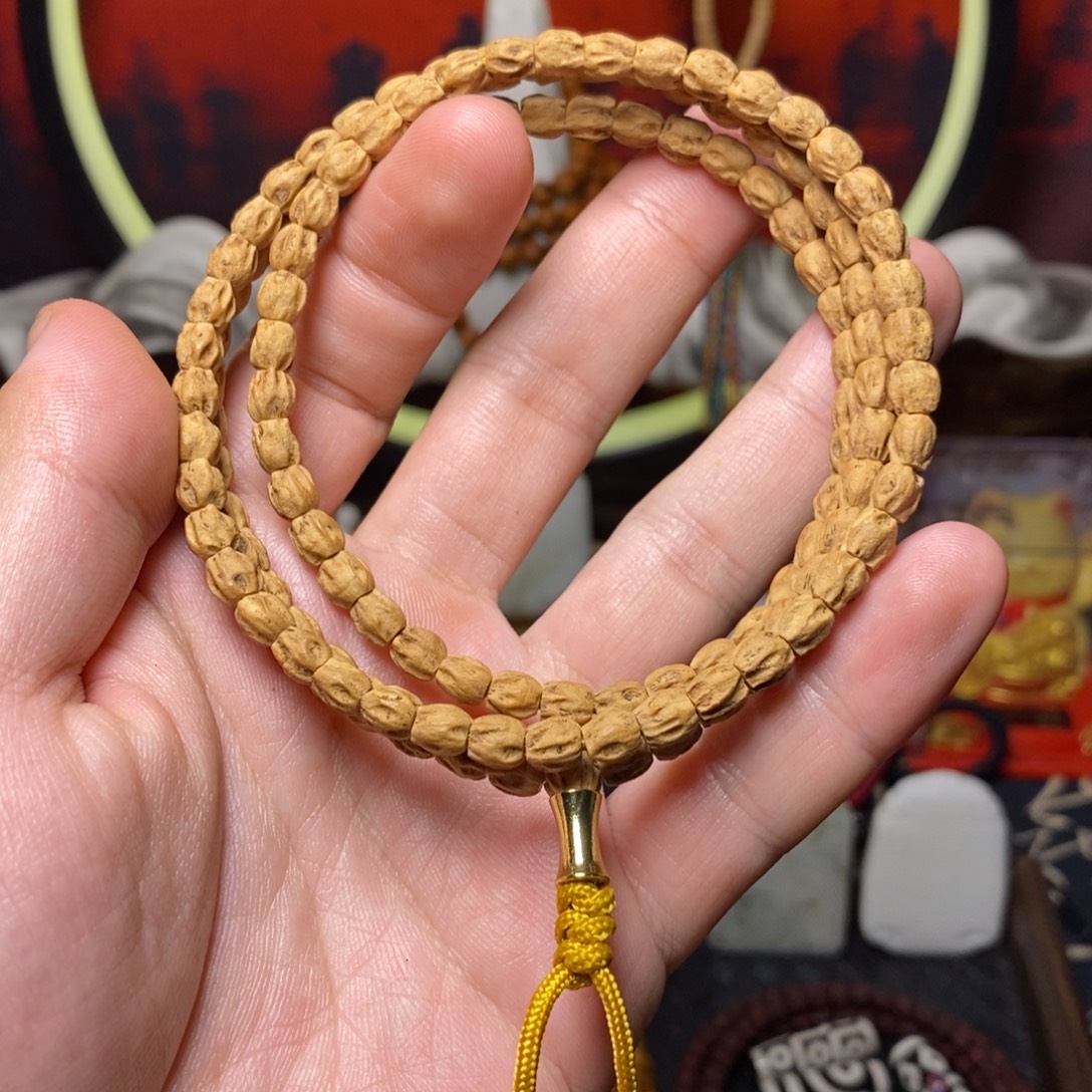 柿***蛋柏香籽/百香籽手串