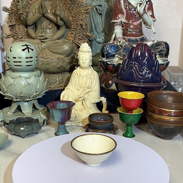 瓷片摆件摆件摆件