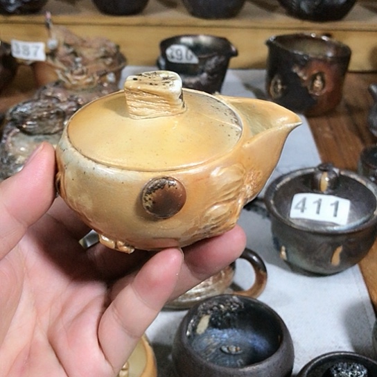 瓷片微瑕的风景宝瓶
