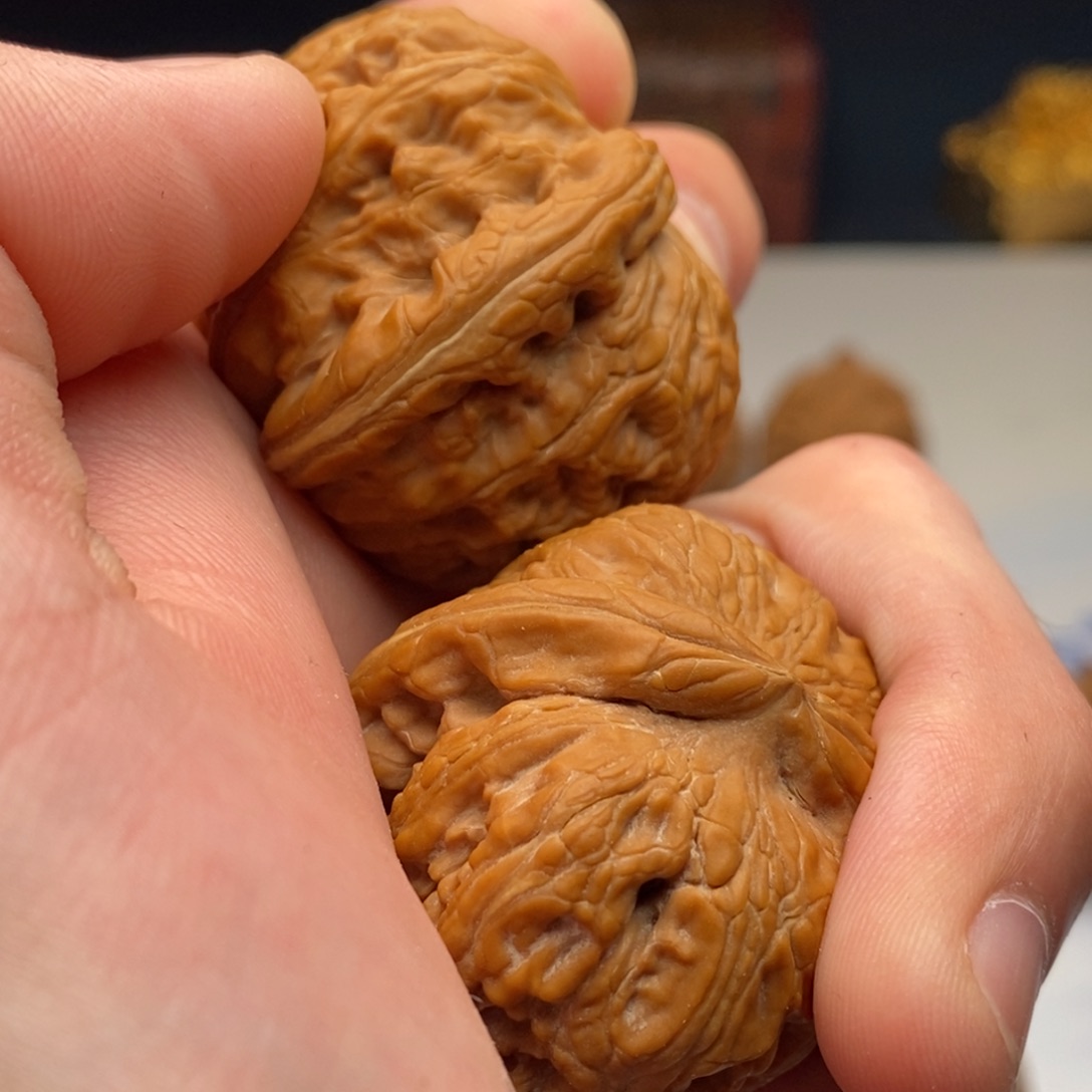 粘***怪把件文玩核桃元宝