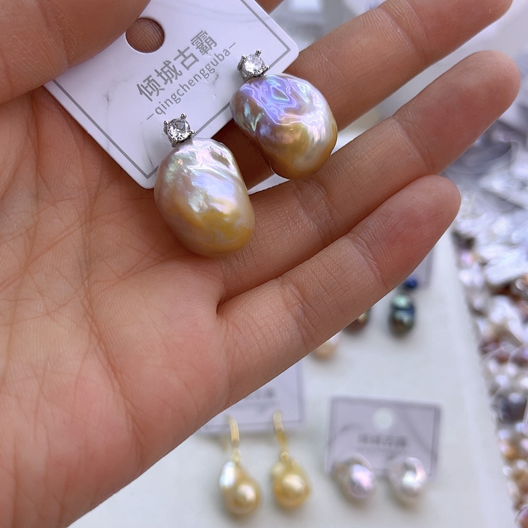 银S925镶嵌淡水珍珠项链定制211