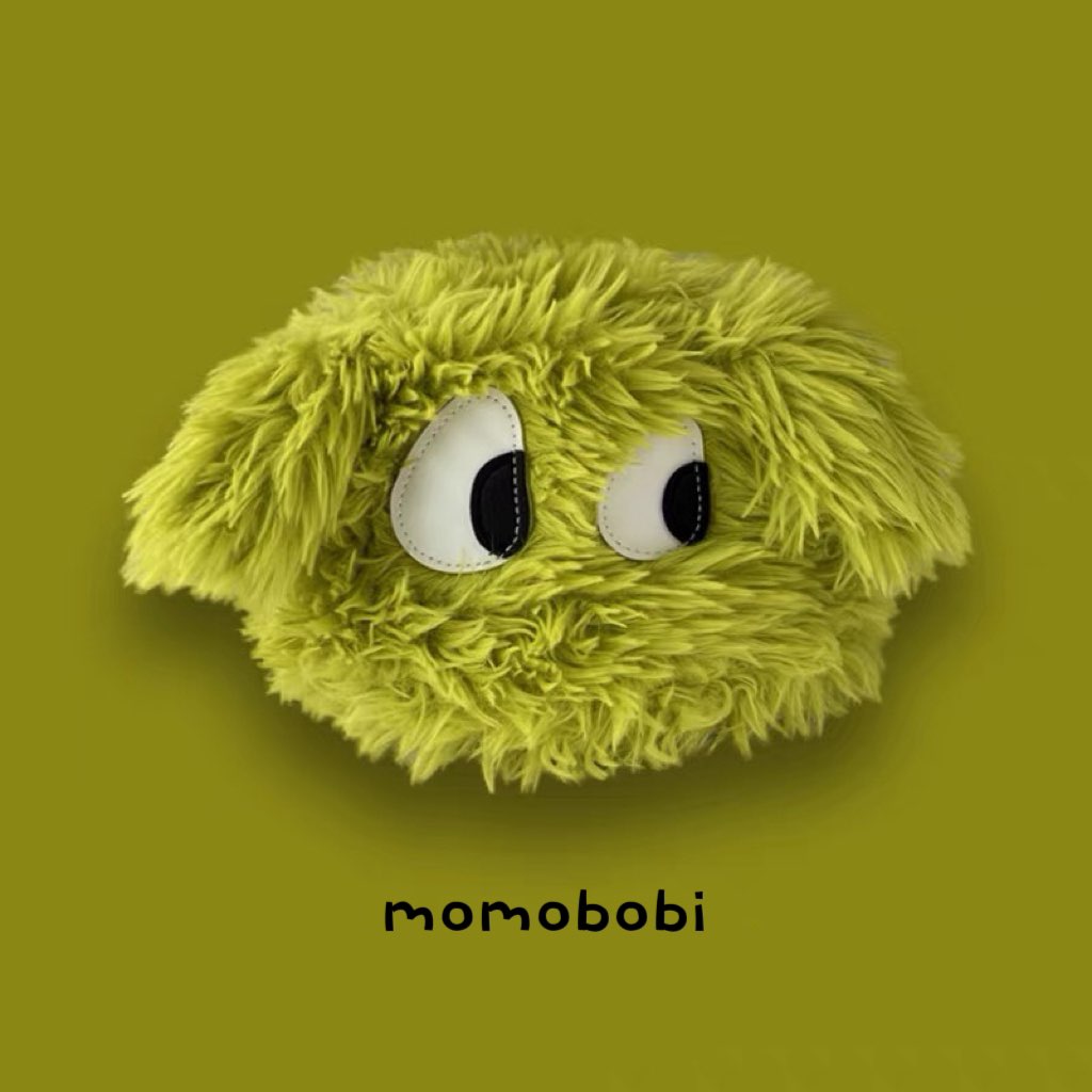 momobobi冬季儿童可爱搞怪毛绒绒卡通小狗套头帽加厚保暖耳朵帽子