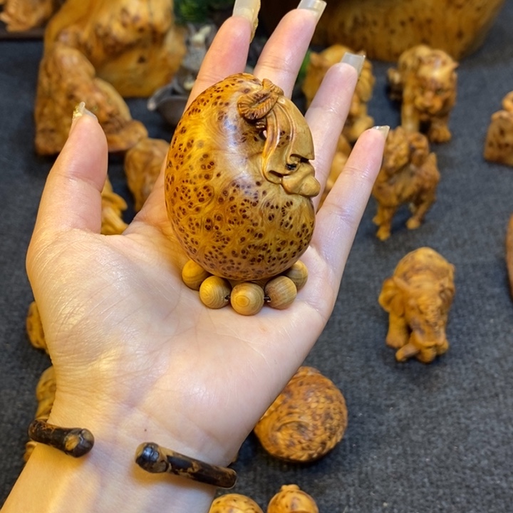 柏木清**念钱袋子手把件