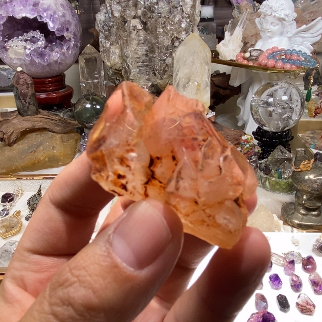 红泥骸骨未镶嵌水晶