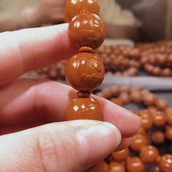 橄榄核手串/手链人*哥十八罗汉16