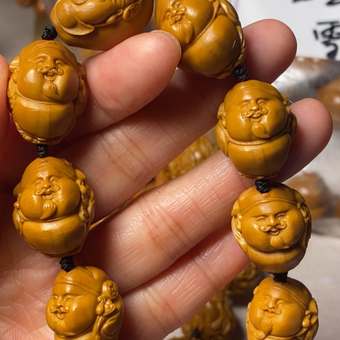 橄榄核手串/手链嘟嘟财神