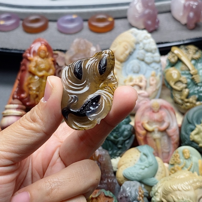 【闪购商品】未镶嵌吊坠定制玛瑙