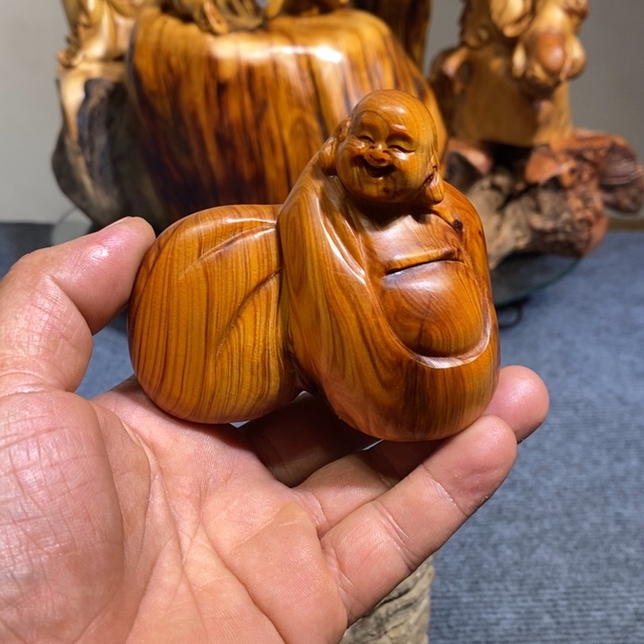 柏木（崖柏）根雕木雕工艺品摆件家居崖柏手把件