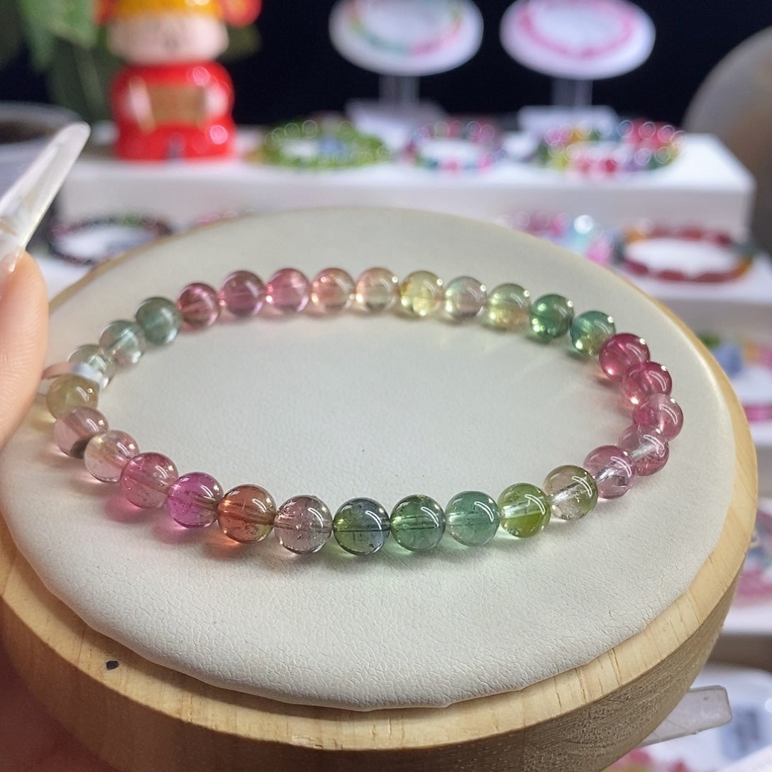 未镶嵌手链碧玺西瓜