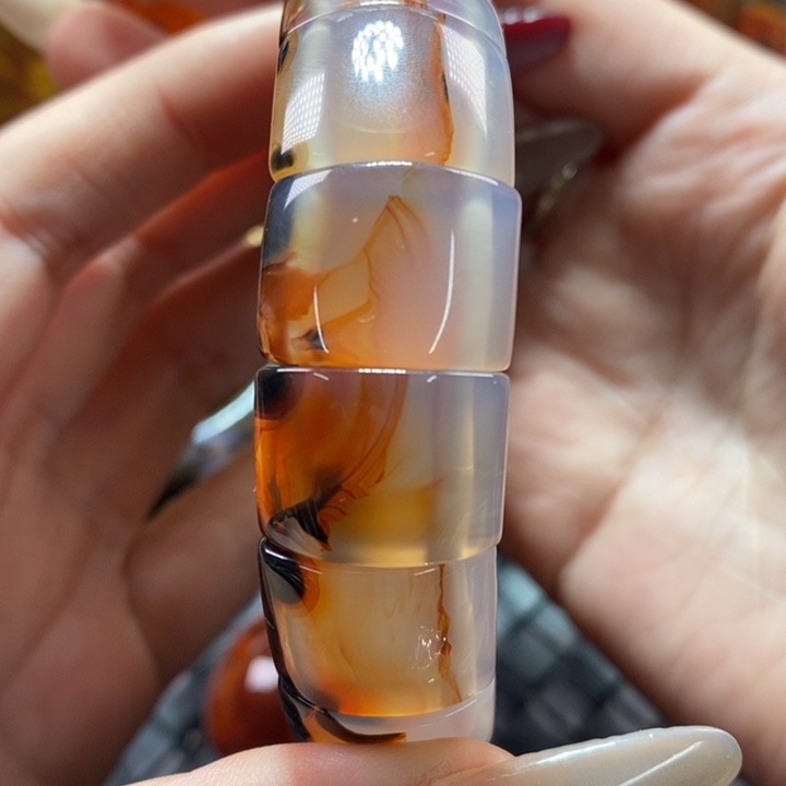 玛瑙/玉髓手牌未镶嵌