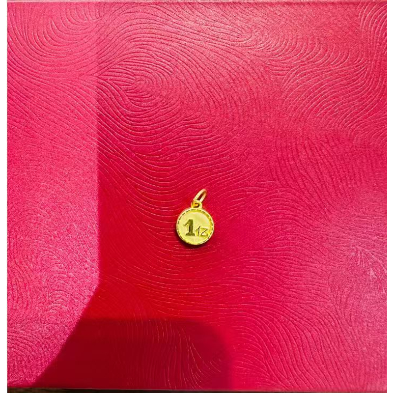 足金一亿金币黄金配件