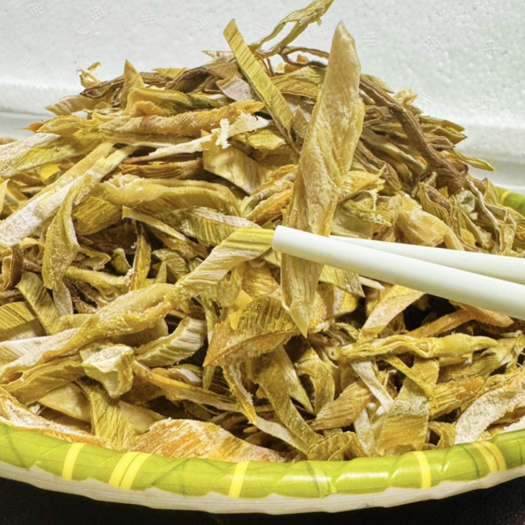 【优选】农家碳烤笋干斜切半成品农家自制合适炒菜免切方便食用竹笋
