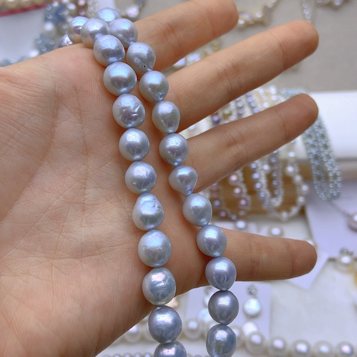 淡水珍珠颈饰未镶嵌笑**笑