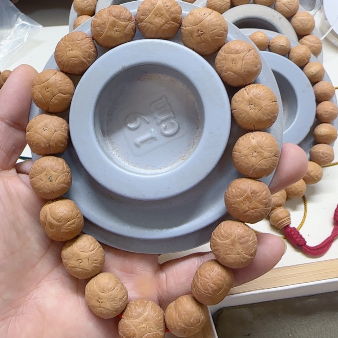 手串凤眼菩提17mm左右麒麟放漏0@771